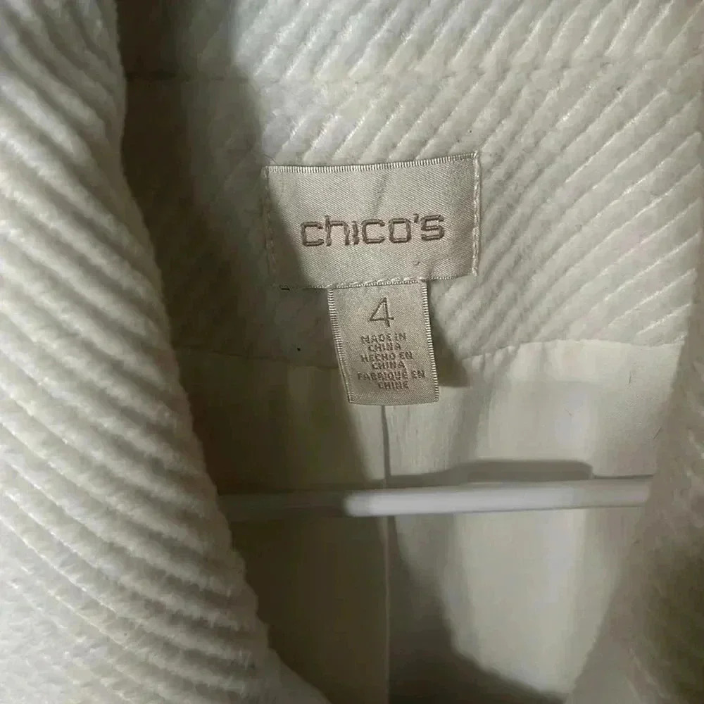Chicos Size 4 Really Nice Jacket. - image 2